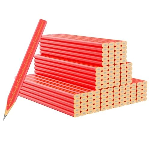 XANADU Carpenter Pencil, 110 PCS Construction Pencil, Carpenter Marking Pencils for Woodworking Scriber Tool