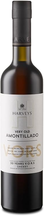 Harveys Fine Old Amontillado Sherry 50 cl | V.O.R.S | Very Old Rare Sherries since 1796 | Spanish Sherry | 19% vol