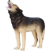 MOJO - Timber Wolf Howling | Hand-Painted Toy Figure | North American Woodland Collection | True to Life & Highly Detailed | Designed in UK