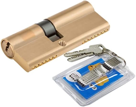Cylinder Lock,Door Lock, Cylinder AB Key Anti-Theft Lock 65 70 80 90 115mm Cylinder Biased Lock Entrance Brass Door Lock Lengthened Core Extended Keys (Color : 70mm(35x35)) ( Color : 90mm(32.5x57.5) )
