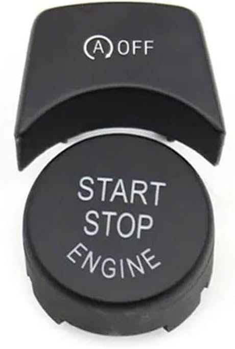 LHD RHD Car Engine Ignition Start Stop Switch OFF Button Cover Compatible 1 2 3 4 Series F20 F21 F22 F87 F30 F34 F32 F33 F36 F82Color:Start Stop and OFF
