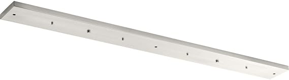 Progress Lighting P860004-009 Five-Light Linear Pendant Canopy. , Grey