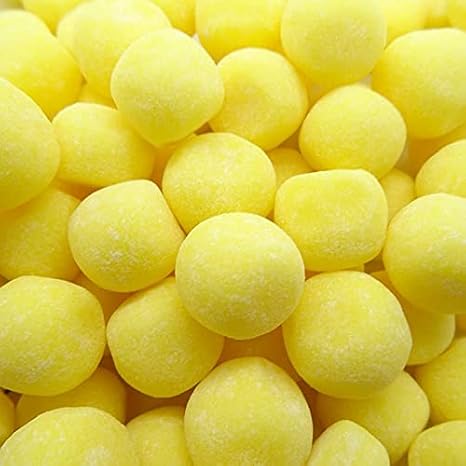 Bon Bon Sweets Retro Bon Bons Fruit Flavour Chewy Bon Bons Pick N Mix Flavour (Lemon, 1kg)