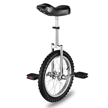 16" Wheel Unicycle Leakproof Butyl Tire Wheel Cycling Outdoor Sports Fitness Exercise Health, 16 Inch