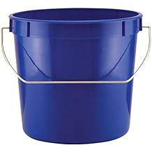 Leaktite Plastic Pail Poly 2-1/2 Qt Blue Pack of 30