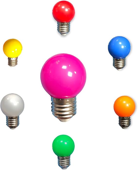 Tek-İş LED Gece Lambası, E27 Duy, 1W, Renkli, Gün Işığı [Enerji Sınıfı A]