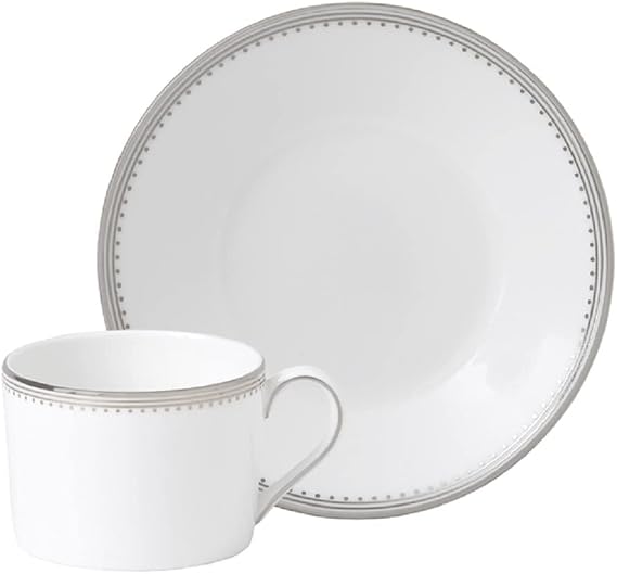 Wedgwood Vera Wang Grosgrain Teacup & Saucer