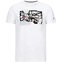 Le Dzx Men's Formula 1 Mercedes-AMG Petronas Driver T-Shirt, Lewis Hamilton, Graphic, XS