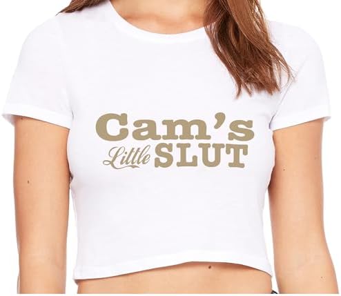 Knaughty Knickers Cams Little Slut Cam Personalized Slutty Bedroom Play White Crop Top Adult Flirty Fun
