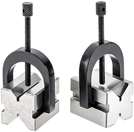 Precision VBLOCK Set 50 x 38 x 38 with 2 Blocks 2 Clamps