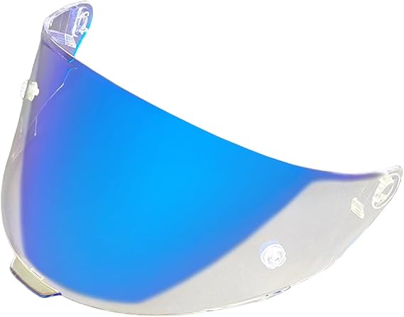 Viseira Capacete Helmet Visor Shields for KYT TT Course Helmet Accessories Faceshield Windshield (Revo Clear Blue)