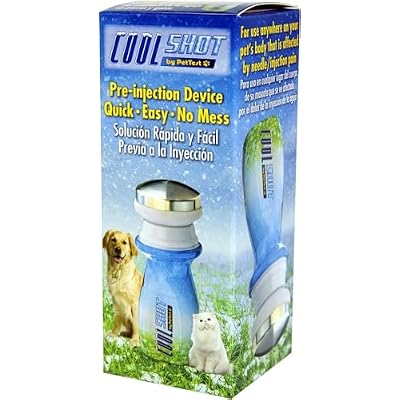 COOLshot Injection Numbing Device for Diabetic Pets to Prevent Pain When injecting with Insulin Syringes, Designed for Cats and Dogs Using U-40 Pet Insulin Syringes, PetTest Diabetic Supplies