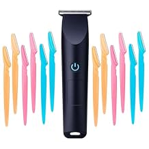 Bikini Trimmer for Women, Pubic Hair Shaver Body Shaver Bikini Razors for Women,12 Pcs Eyebrow Razors Shaper
