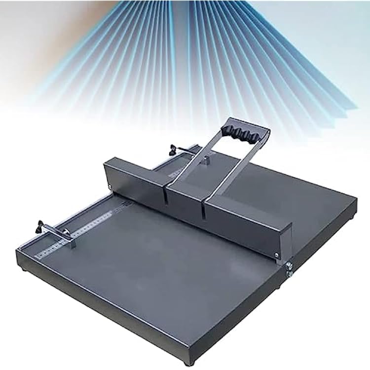 350mm Manual Creasing Machine, Creasing Paper Creasing Machine, Paper Folding Machine, Desktop Heavy Duty Metal Creasing Machine for Greeting Cards, brochures, Photo Paper