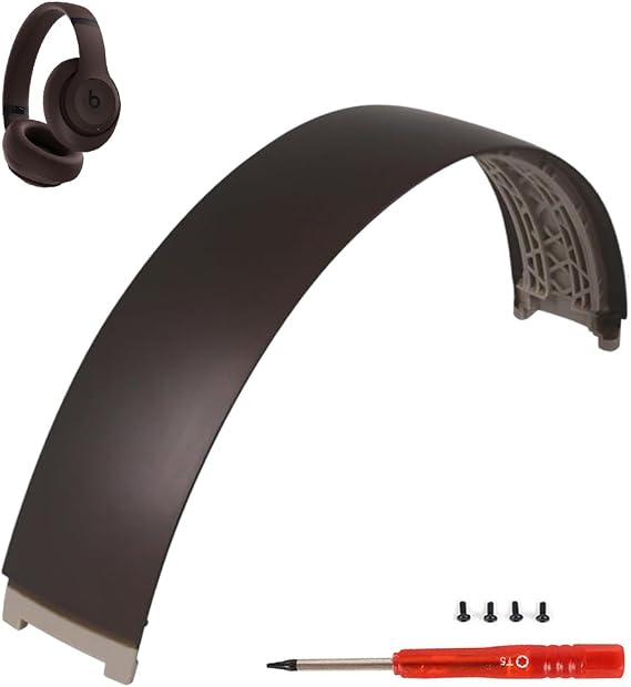 Beat Studio Pro Headband Replacement Parts as Same as Stock Arch Band Repair Kit Compatible with Beats by Dre Studio Pro/A2924 and Studio 3/A1914 Over-Ear Headphones (Deep Brown)