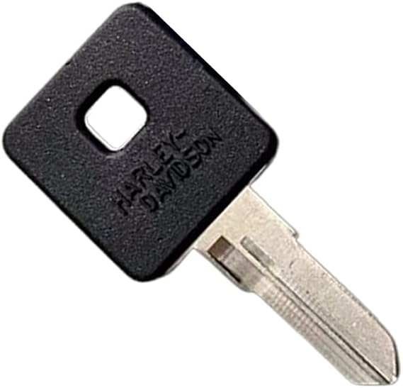 Motorcycle Blank Key Blank Uncut Key Motorbike Duplicate Key Replacement for Harley Davidson (Random Color)