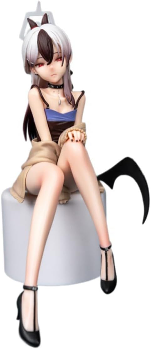 Blue Archive Kayoko Figure Sitting Position 1/7 Anime Game Characters PVC Desktop Ornaments Fans Gifts 7.4IN