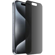 IPHONE için IPG Privacy Gizlilik (Anti-Spy) Ekran Koruyucu, Mat, Parmak İzi Bırakmaz, Yandan Görünmeyi Engeller (iPhone 15 Pro Max)