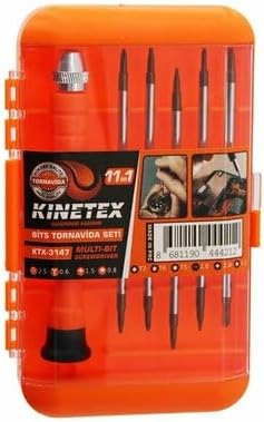 11-in-1 Professional Watch and Phone Repair Screwdriver Set, 5 Double Sided Tips, 10 Tips and 1 Screwdriver Handle