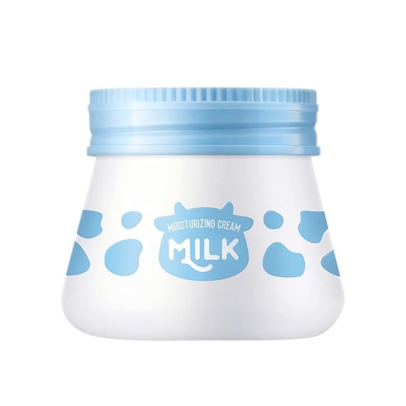 Face Milk Cream, Moisturizing Nourish Skin, Repair Face Moisturizer to Hydrate & Smooth Dry Skin, Firm Skin Day & Night Cream for Girl Women Daily Care