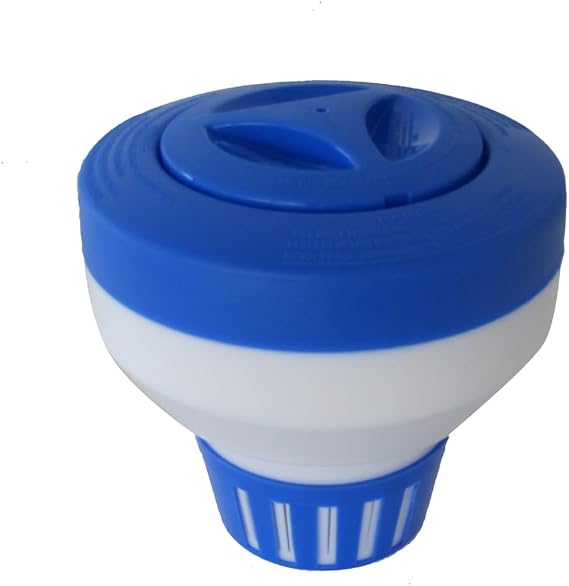 Pool Chlorine Tablet Dispenser Floater - 3" Inch Tablets Holder for Above Ground and Inground Swimming or Baby Pool, Spa, Hot Tub - Bromine or