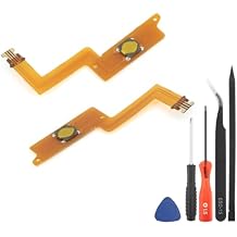 2PCS for Nintendo New 3DS Home Button Ribbon Flex Cable for Nintendo New 3DSXL/New 3DSLL Home Button Key Flex Cable Replacement Accessories Parts with Repair Tools