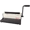 Tamerica TPW-3200 Punch and Bind Machine; 3:1 Pitch Twin Loop Wire; 120 sheets, 9/16" Max. paper binding capacity; 12 sheets of 8.5" x 11", 20 lbs paper Max. punching capacity; 32 Perforations
