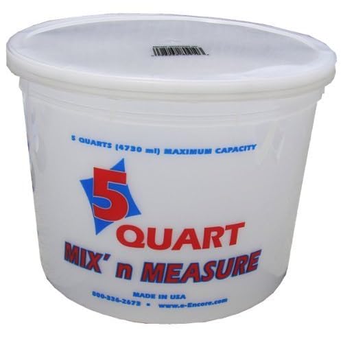 Encore Plastics 81166 Mix'N Measure Container, 5-Quart by Encore Plastics
