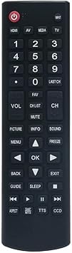 ONA50UB19E05 ONC50UB18C05 Remote Control fit for ONN 4K Ultra HD (2160P) UHD LED TVs