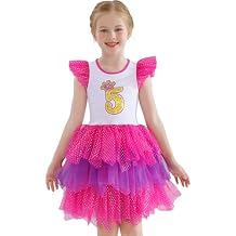 Spring/Autumn Unicorn Birthday Party Princess Girl Dresses Long Sleeve Girls Outfits