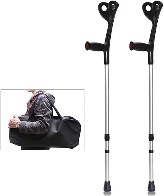 Walking Stick Walkers for seniors Rollator Walker, Underarm Crutch Freedom Edition Adjustable Lightweight Folding Portable Hand Cane,Balancing Mobility Aid Drive Cane for Men Women rollator walker, Du