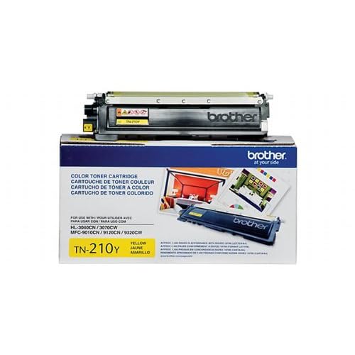 BRTTN210Y - Brother Genuine TN210Y Yellow Toner Cartridge