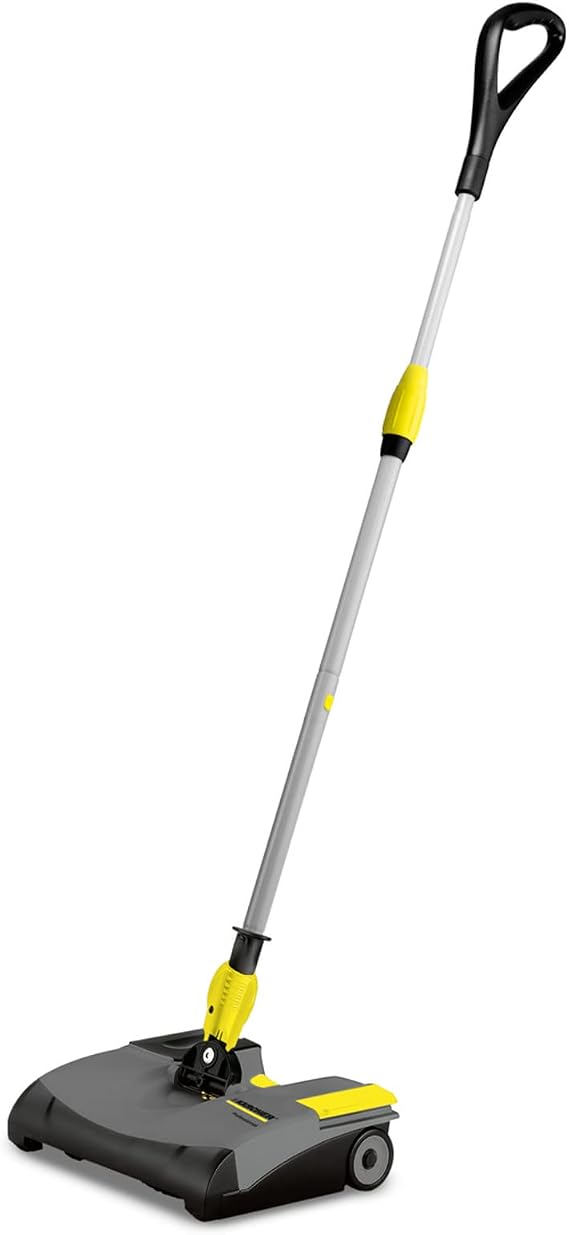 Karcher EB 30/1 Commercial Electric Broom, Cordless Sweeper, Multi Surface Cleaner, Telescopic Broom Stick, Universal Joint