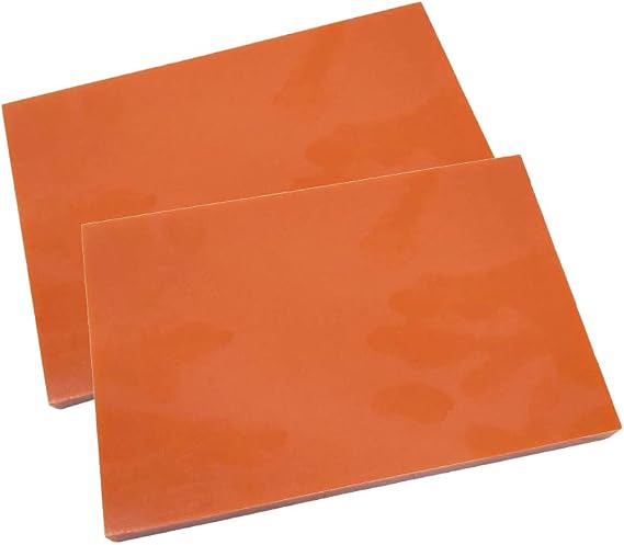 Bakelite Phenolic Resin Sheets Orange Plates Panels Flat Boards PCB Good Mechanical Strength 150mm x 200mm 2 pcs,Thickness 4mm