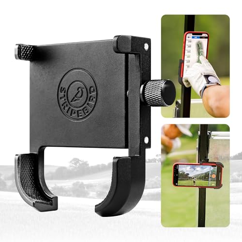 Stripebird - Original Golf Magnetic Phone Holder - Golf Cart Accessory - Slim Smartphone Mount - Store & Access Cell - Ultra Strong Magnet