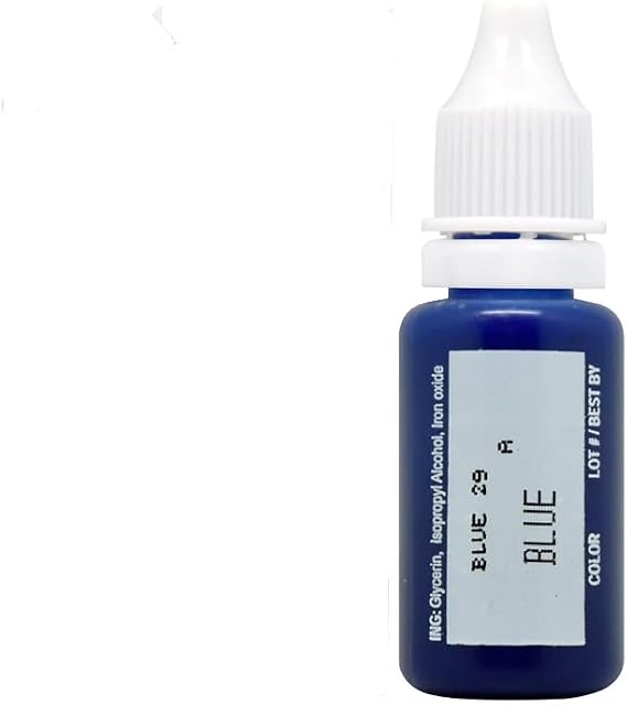 Biotouch - Blue Permanent Makeup Pigment 15mL Bottle