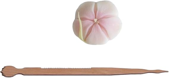 Wooden Wagashi Making Tool - Mini Handcraft Spatula for DIY Traditional Pastry or Sweets
