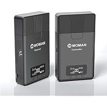 Wireless Video Transmission System, MOMAN Matrix 600S, SDI and HDMI Transmitter and Receiver for Blackmagic BMPCC Camera Atomos Ninja v with 600ft Range, Inbuilt Antennas Zero Noise, 0.08s Latency