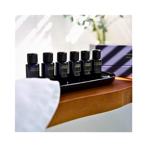YOUSTINA MASKIMOUS The Feel Good Potions - Aromabotanical Bath & Body Oil Collection, Natural Essential Oils Blend, Bath & Body Care, Nourishing & Hydrating, 6 Unique Aromatherapy Scents in a Gift Box