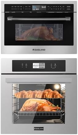 GASLAND 24 Inch Built in microwave oven  24 Inch Electric Wall Oven