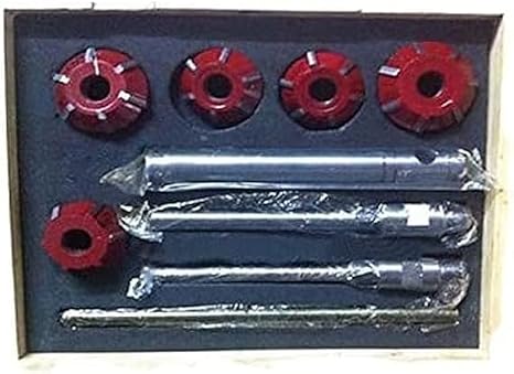 PRESIZE Carbide Valve Seat Cutter 5 Cutter | Milling Mechanic Engineering Measuring Tools | Cutter Set Tools | High Gade Carbide Cutter for Machine/Engineers Tools Parts & Accessories