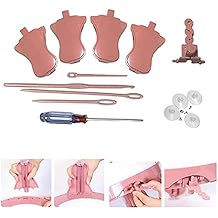 Knitting Machines Adapter Set of 18 Knitting Machine Accessories Include Knitting Tensioner Drill Attachment and Knit Hook Kit for Sentro 22 40 48 for Jamit