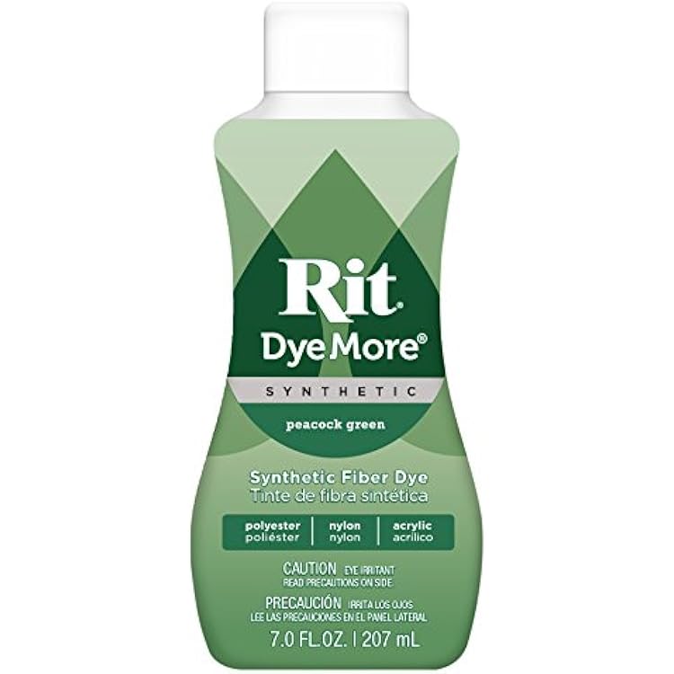 Rit DyeMore Liquid Dye, Peacock Green 7 Fl Oz Pack of 1