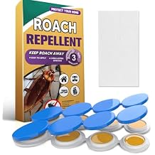SCFKAOF Keep Roach Away Repellent for Indoor&Outdoor, Keep Cockroach Away Repellent for Home, Vehicle, Pet and People Safe - 8P