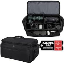 eCostConnection Extra Large Soft Padded Camcorder Equipment Bag/Case For Sony HDR-AX2000, HDR-FX7, HDR-FX1000, HVR-A1 1, HVR-HD1000, HVR-V1U, HVR-Z5U, PMW-100, PXW-Z100, PMW-160