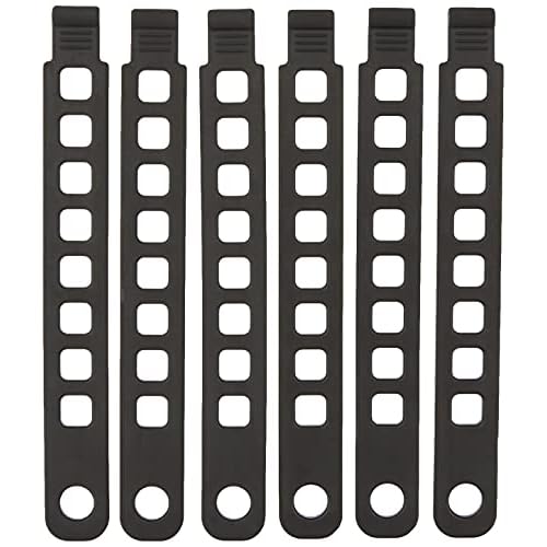Hollywood Racks Rubber Strap Pack of 6, 8.5