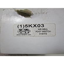 41SH12 Air-Seal Foot Switch, Air/Electric, Single Pedal, Momentary, Single Stage, No Guard, Black