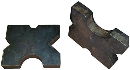 SWAG Off Road Arbor Press Plates (Pair) 7" X 7" (Fit most 10 and 12-Ton Presses)