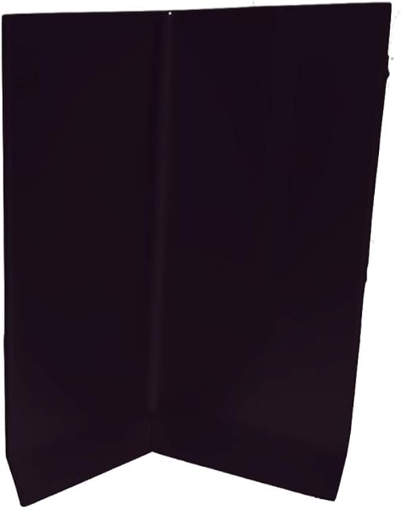 Roppe 700 Series 1/8" Rubber/Vinyl Mix (Type TP) Black, 6" H X 3" L X 1/8" W (Inside Corner Block)