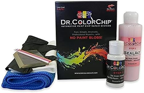 Dr. ColorChip Squirt-n-Squeegee Automobile Touch-Up Paint Kit, Compatible with the 2011 Mercedes-Benz G-Class, Obsidian Black Metallic (197/9197)